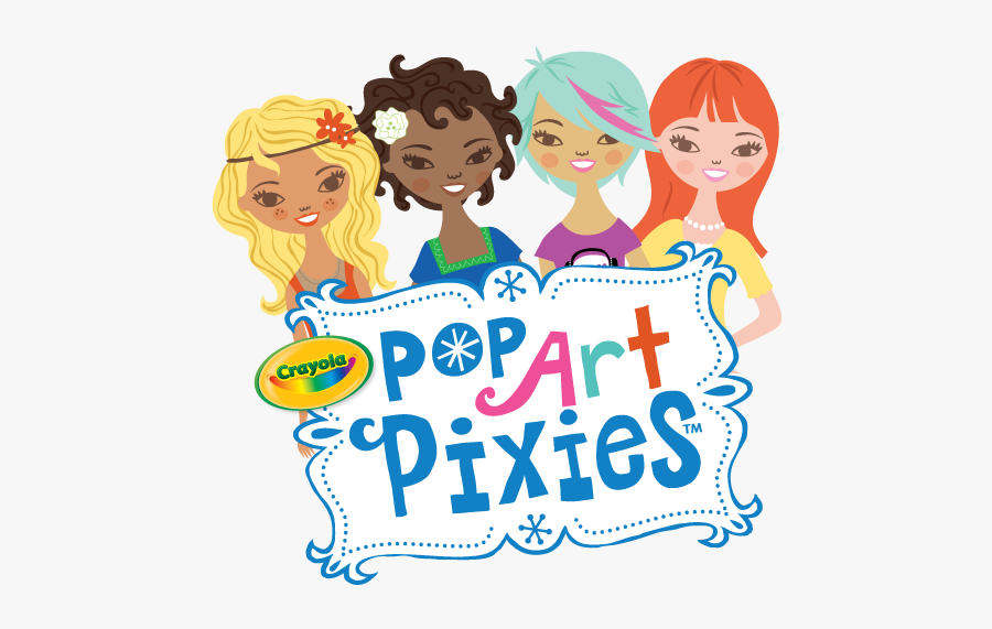 Pop Art Pixies, Transparent Clipart