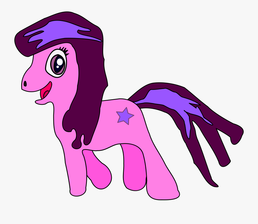 Pony,violet,art - Pink Magic Pony, Transparent Clipart