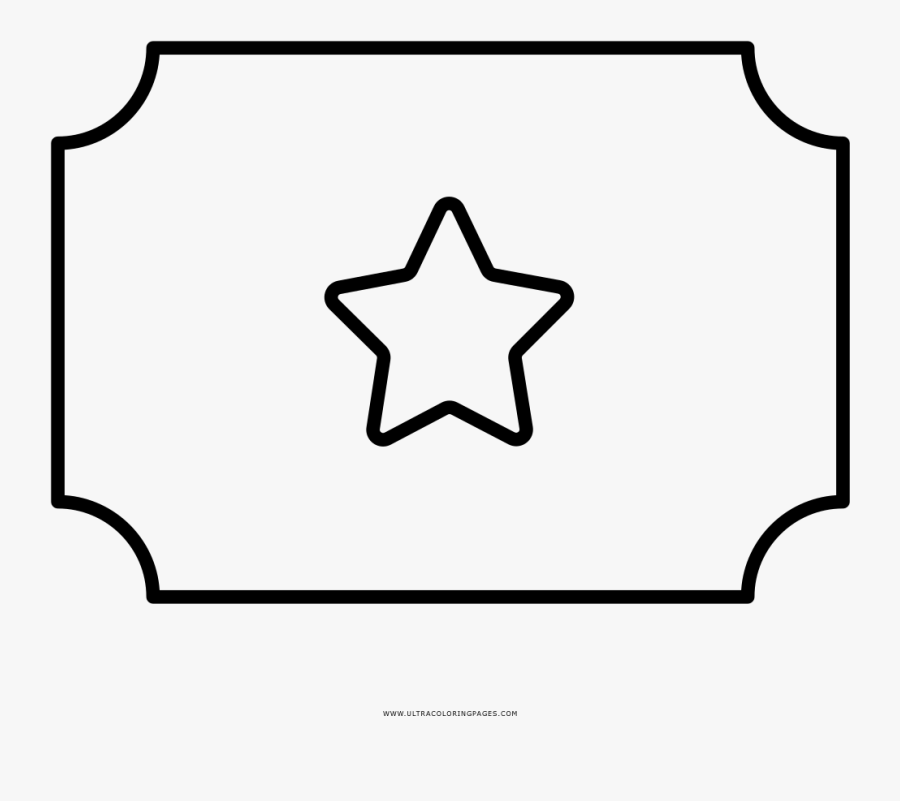 Coupon Coloring Page - Estrella Fugaz Para Colorear, Transparent Clipart