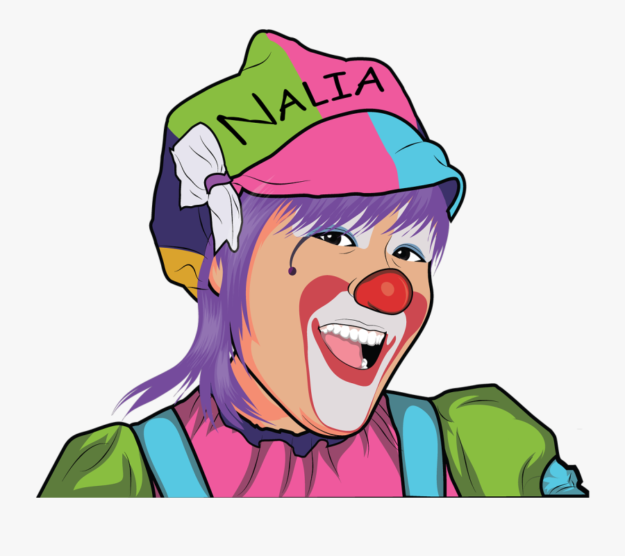 Clown Illustration - Entertainment Cartoon, Transparent Clipart
