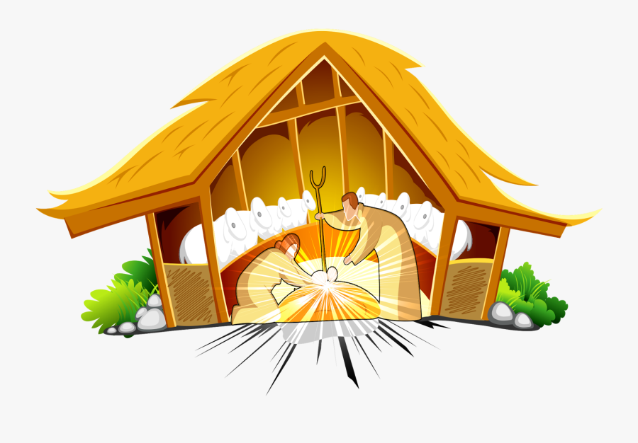 Merry Christmas Birth Of Jesus, Transparent Clipart