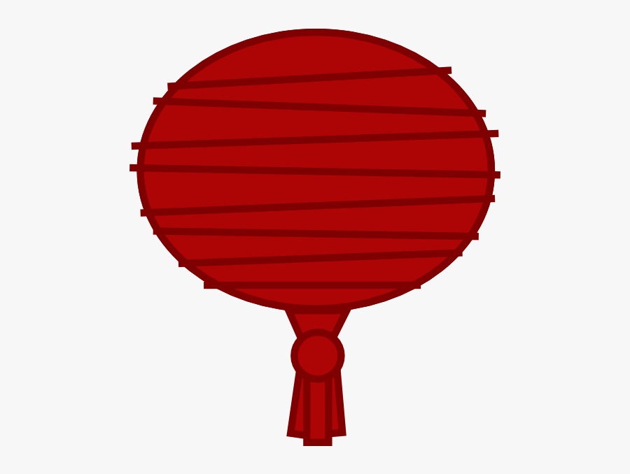 Red Paper Lantern Clip Art - Circle, Transparent Clipart