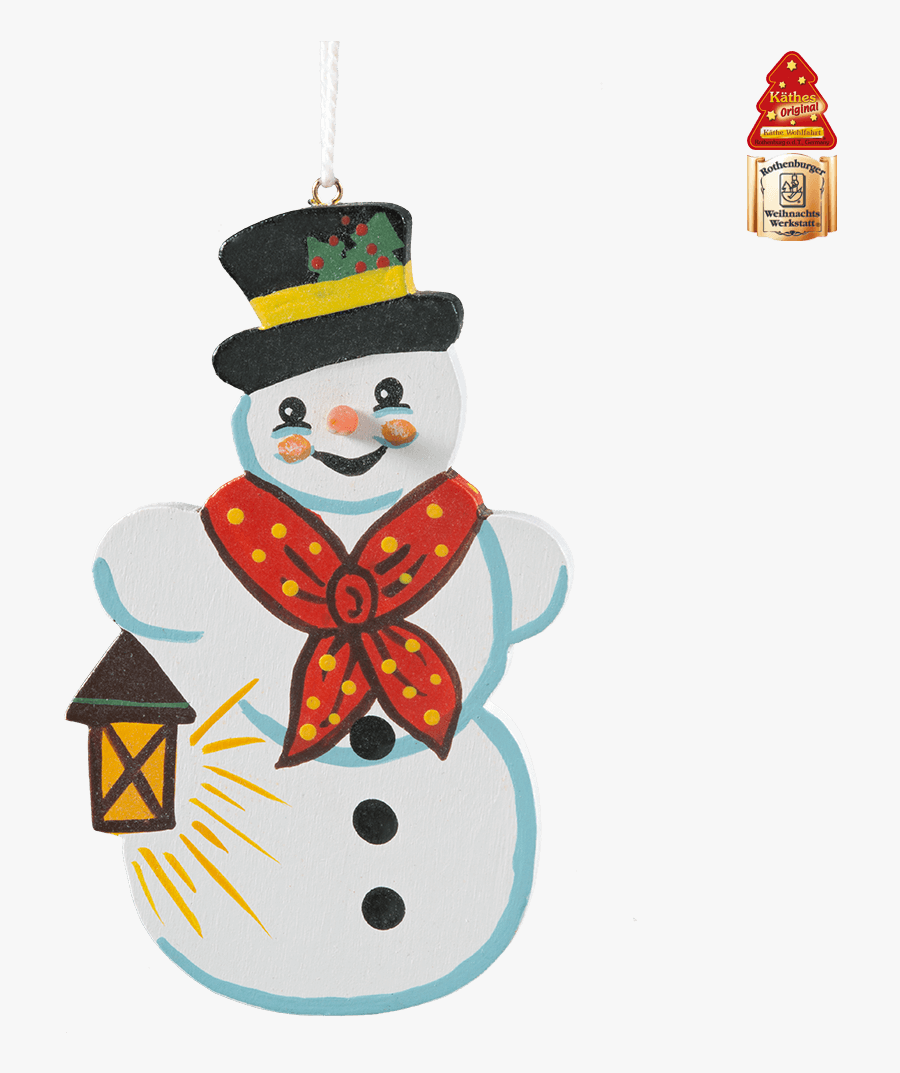 Snowman With Lantern Clipart , Png Download - Snowman, Transparent Clipart