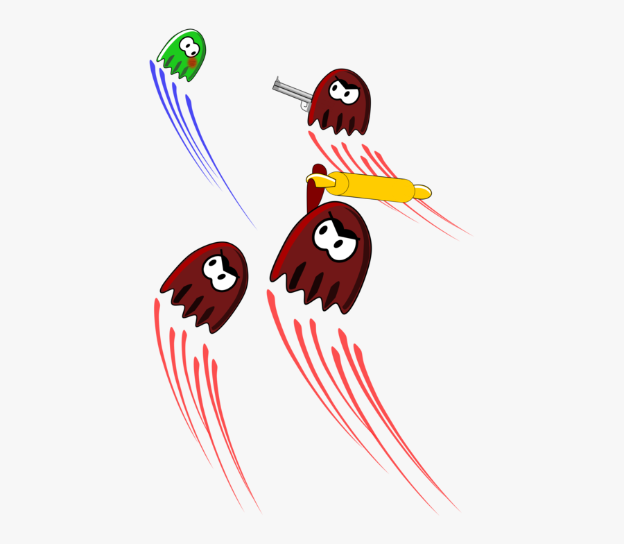 Casper Ghost Flute Cartoon Line Art - Illustration, Transparent Clipart