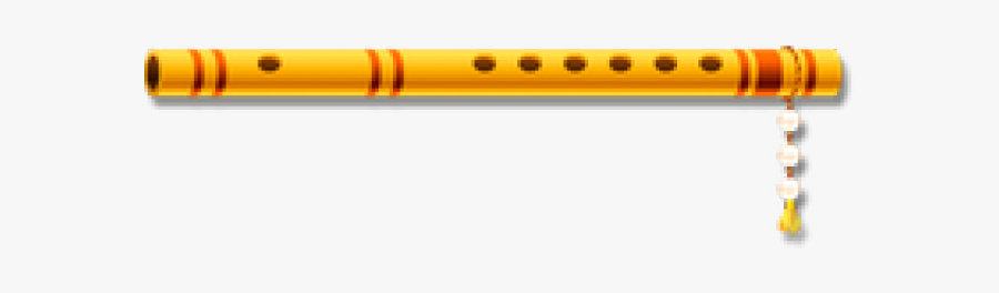 Lord Krishna Flute Png, Transparent Clipart