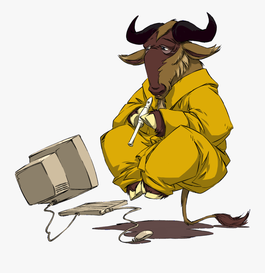 Gnu Flute, Transparent Clipart
