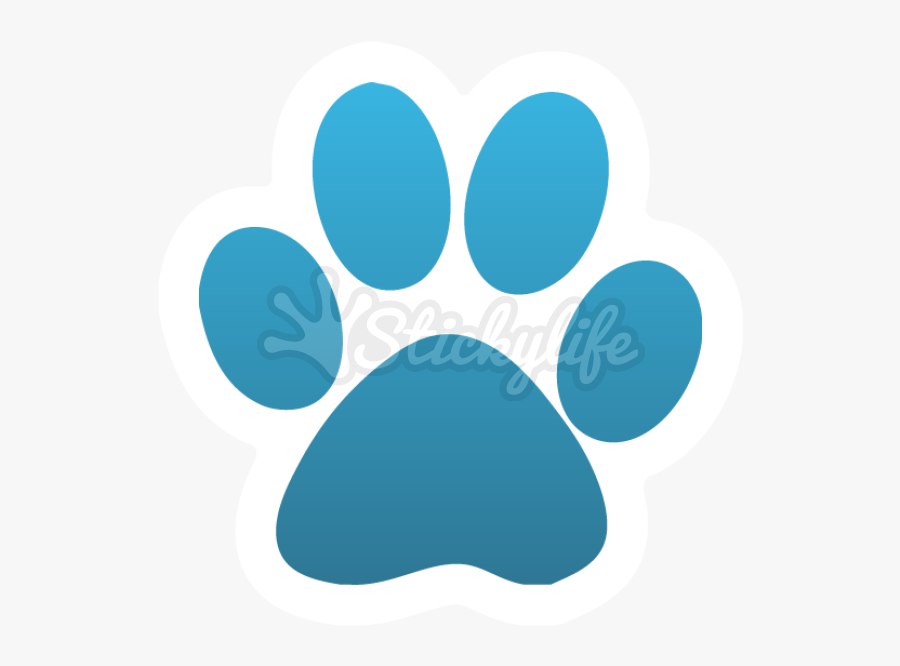 Cat Paw Print Decal - Free Svg Paw Print, Transparent Clipart