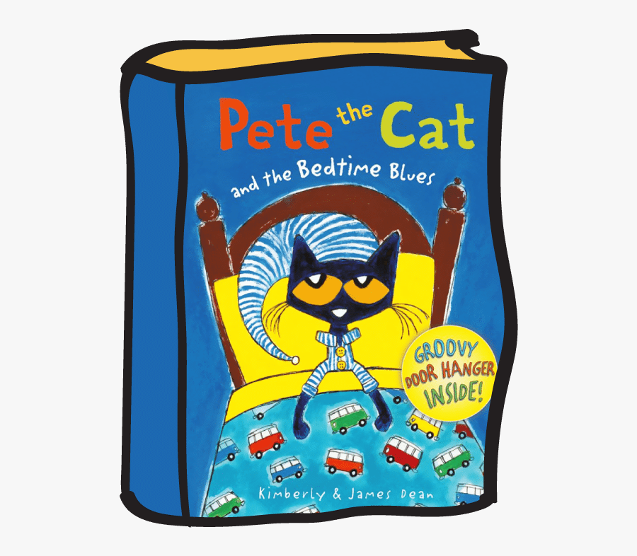 Petethecat Bedtimeblues Childrensbook - Can Read Phonics Pete The Cat, Transparent Clipart