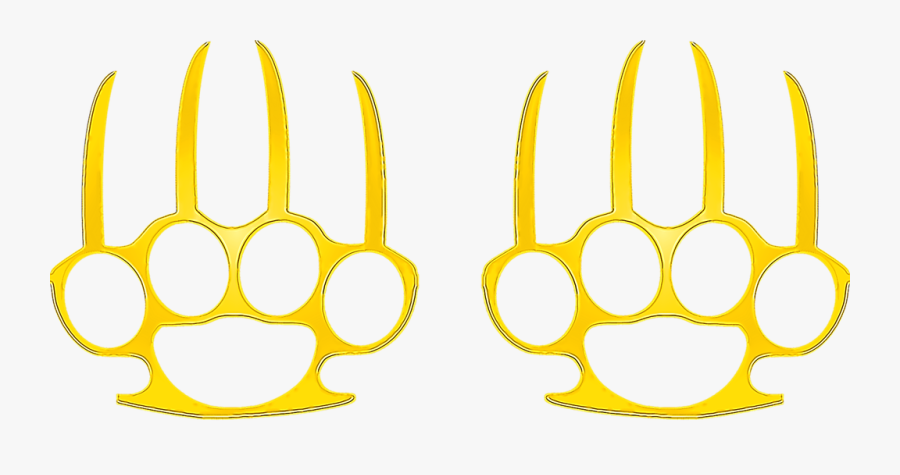 Avenger S Brass - Cat Claw Brass Knuckles, Transparent Clipart