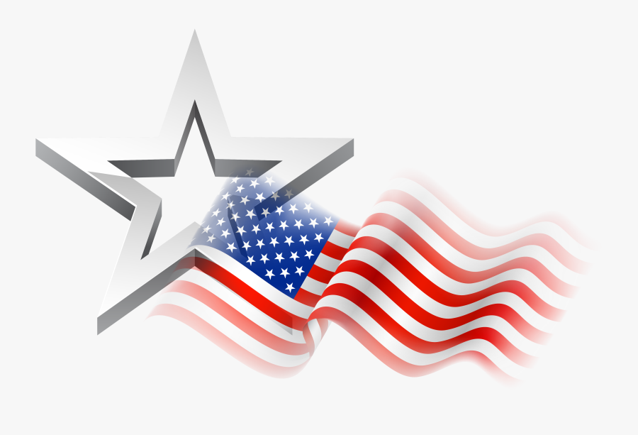 Transparent Background American Flag Png, Transparent Clipart