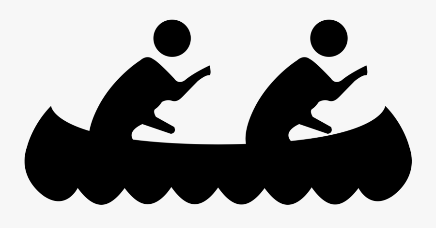 Canoeing And Kayaking Canoeing And Kayaking Clip Art - 運動 項目, Transparent Clipart