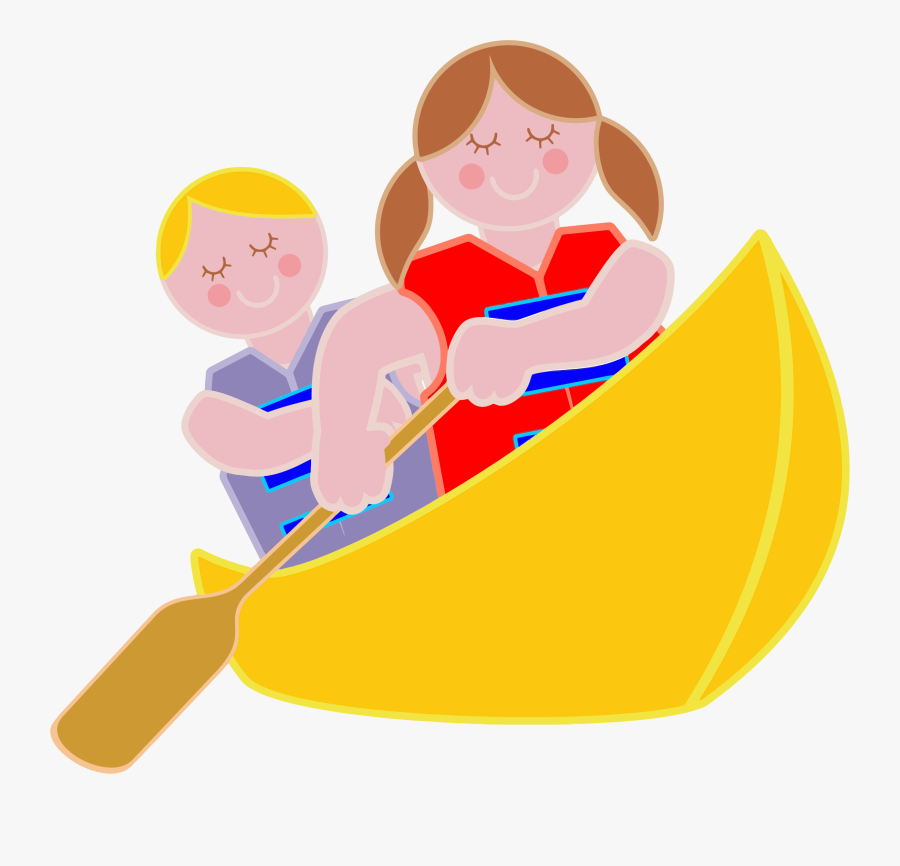 Clipart - Clip Art Canoe, Transparent Clipart