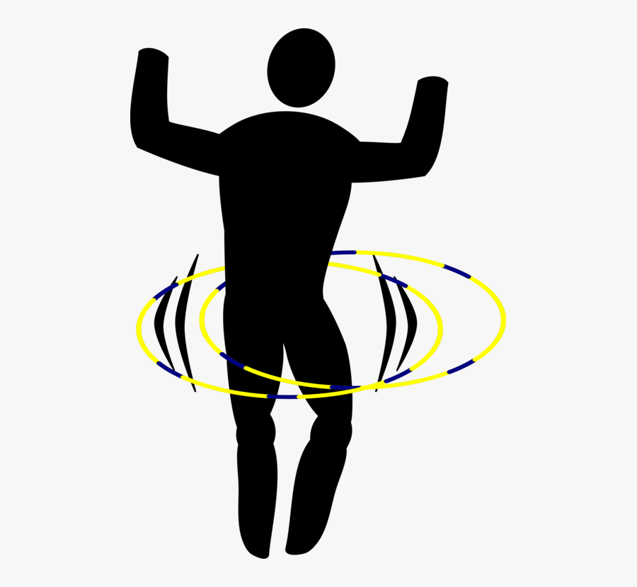 Clip Art Hula Hoop Clipart Free - 20 Ejercicios Con Ula, Transparent Clipart