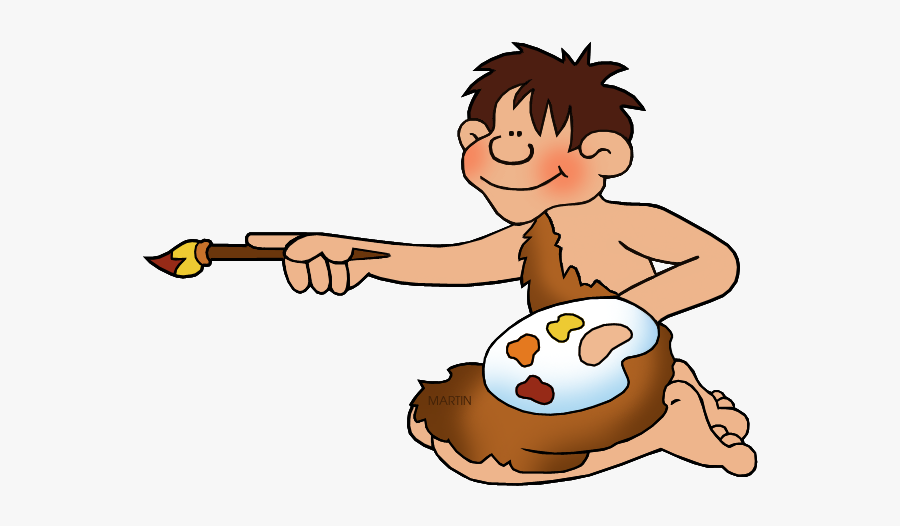Cave Painting - Early Human Clipart, Transparent Clipart
