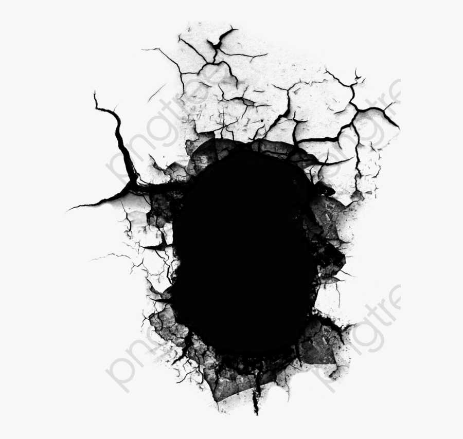 Cave Clipart Simple - Crack Hole Png, Transparent Clipart