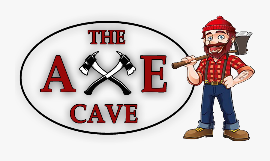 The Axe Cave Logo By Kk - Axe Cave, Transparent Clipart