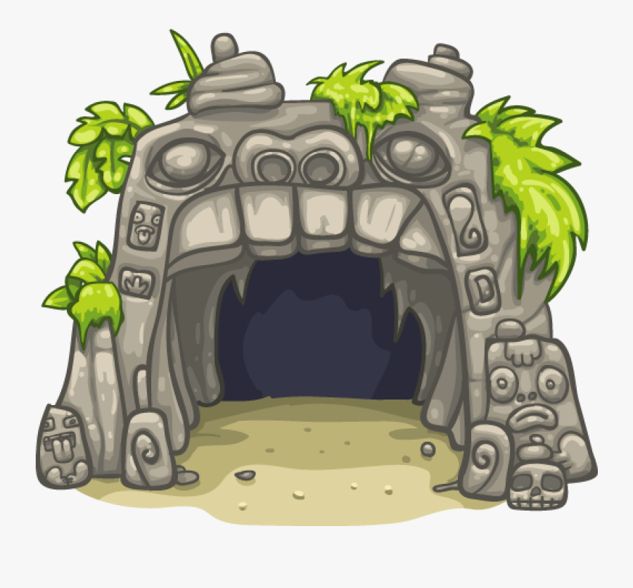 Mysterious Cave Clipart, Transparent Clipart