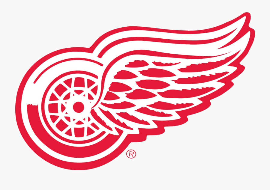 Red Wing - Detroit Red Wings Logo Large, Transparent Clipart
