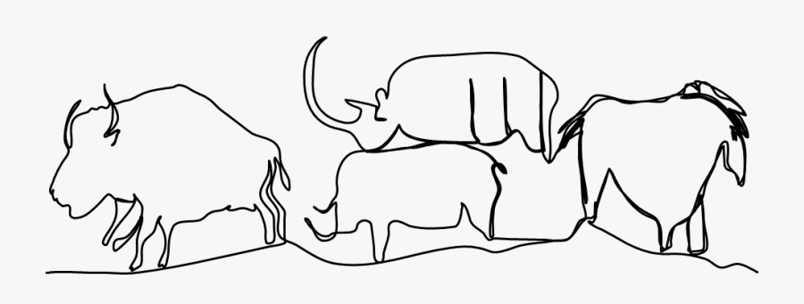 Cave Art Le Chauvet Cave Quilting Design, Transparent Clipart