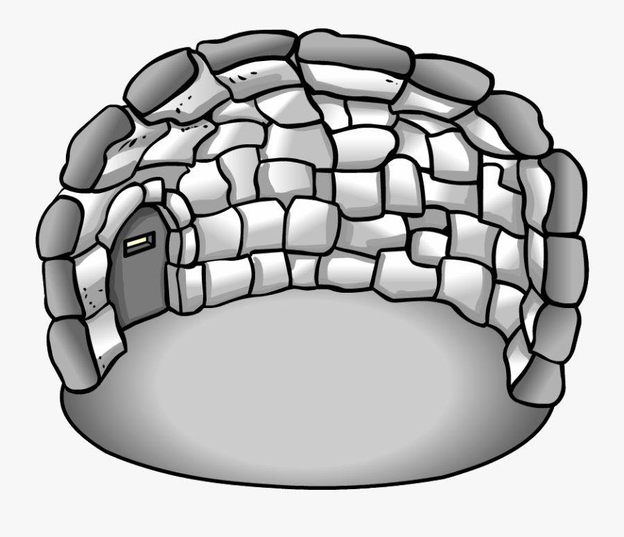 Secret Stone Igloo - Club Penguin Secret Igloo, Transparent Clipart