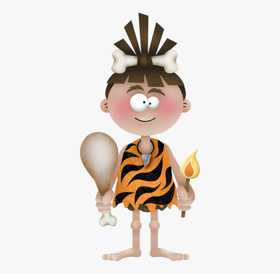 Dibujo Niños Prehistoria, Transparent Clipart
