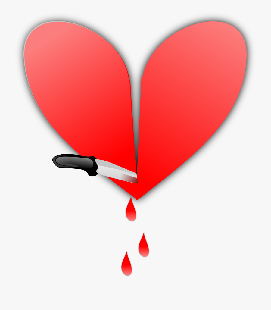 Broken Heart - Heart Breaking Gif Png, Transparent Clipart