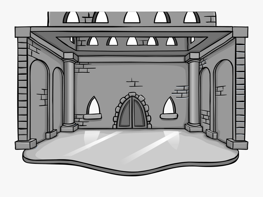 Waddleup On Twitter - Club Penguin Ice Castle, Transparent Clipart