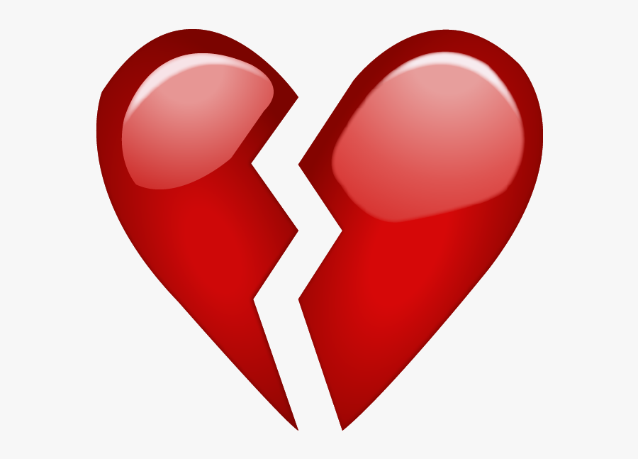 Green Broken Heart Emoji, Transparent Clipart