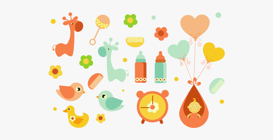 Baby Toys And Objects Vector And Transparent Png The - Baby Vector Png, Transparent Clipart