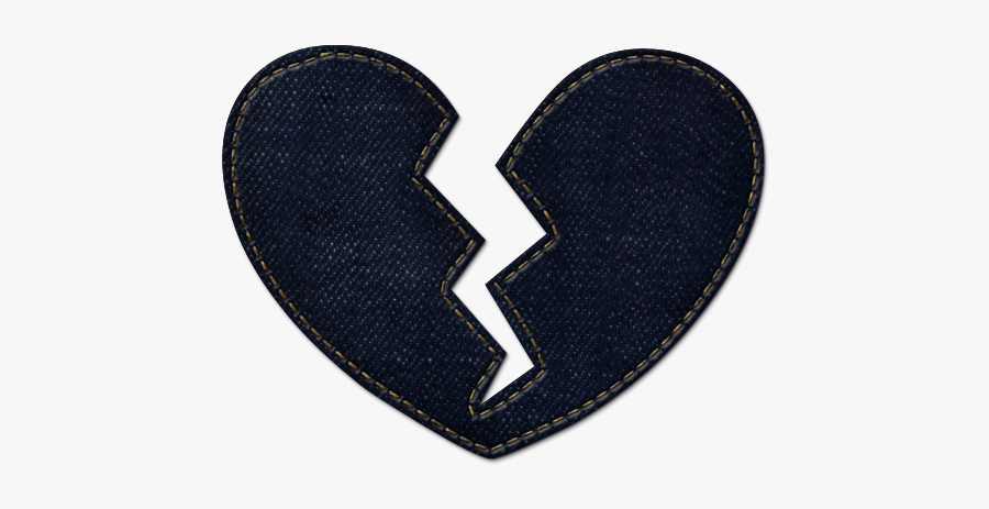 Broken Heart Icon Icons Etc Clipart - Navy Blue Broken Heart, Transparent Clipart