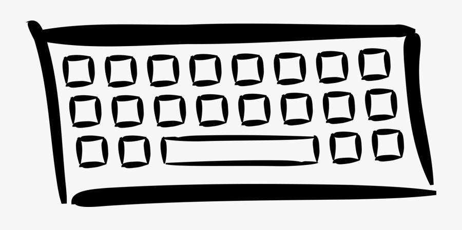 Keyboard Clip Art, Transparent Clipart