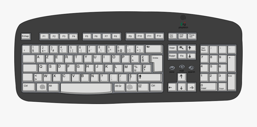 Quotes About Mouse - Computer Keyboard Clipart Png, Transparent Clipart