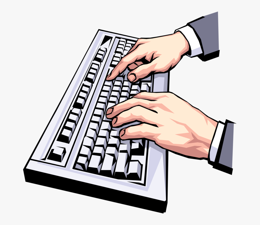 Transparent Keyboard Clipart - Typing Clipart, Transparent Clipart
