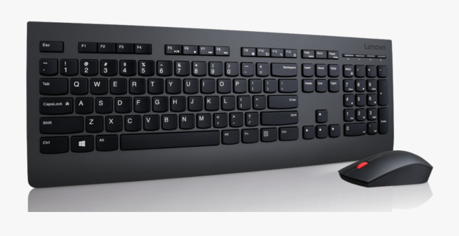 Clip Art Lenovo Professional Wireless And - Lenovo Professional Wireless Keyboard And Mouse Combo, Transparent Clipart