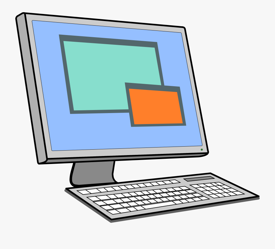 Screen And Keyboard - Écran Clavier, Transparent Clipart