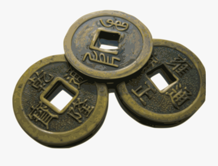 Chinese Old Coin Clip Arts - Ancient Chinese Coins Png, Transparent Clipart