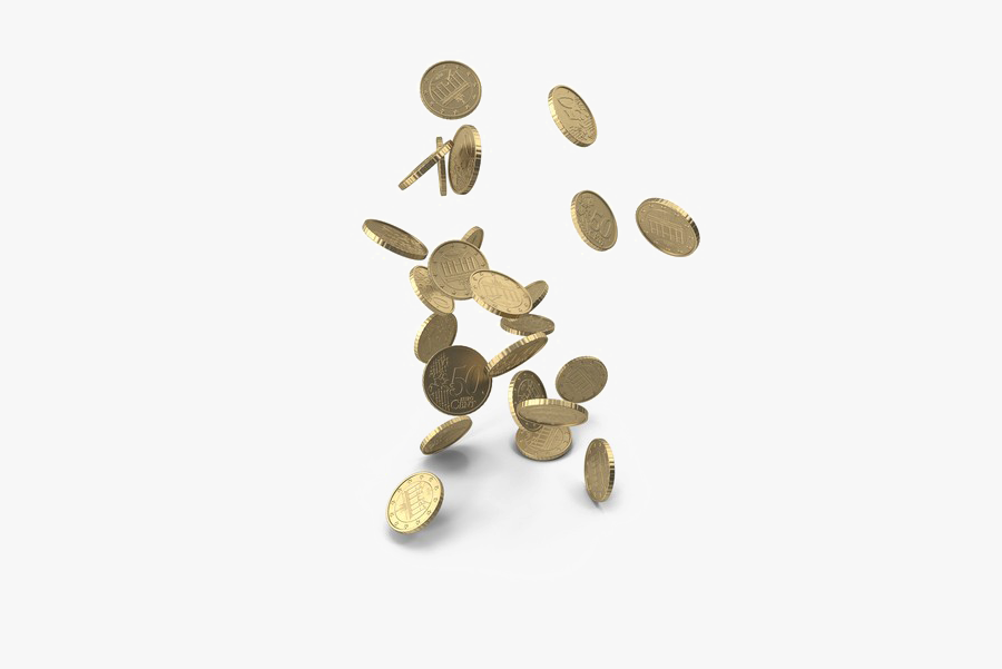Clip Art Png Transparent Picture Mart - Transparent Falling Coins, Transparent Clipart
