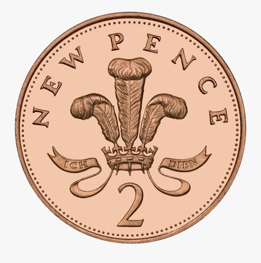 Penny Clipart English - Uk Coins 2p, Transparent Clipart