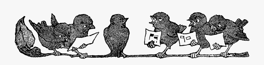 Bird Border Digital Stamp - Bird Borders Clip Art Free, Transparent Clipart