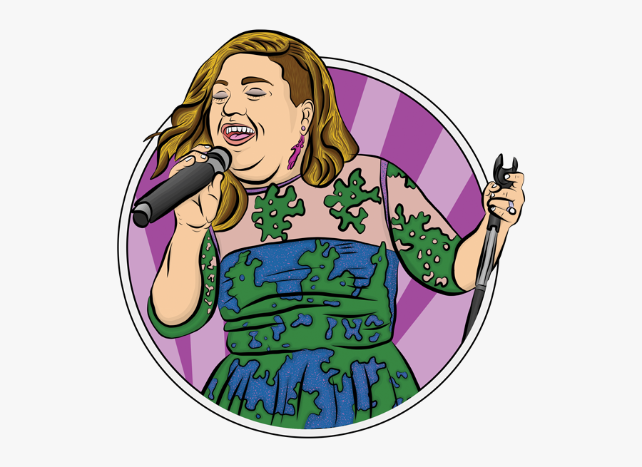 Kelly-clarkson - Kelly Clarkson Cartoon, Transparent Clipart