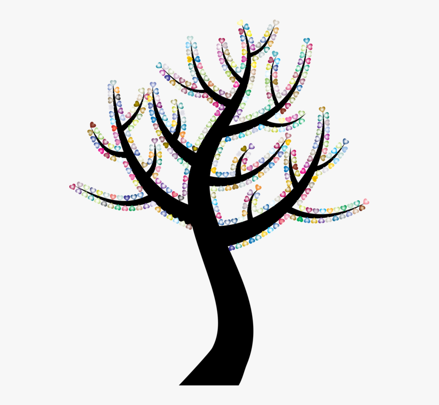 Transparent Branch Clipart - Colorful Tree Png Clipart, Transparent Clipart