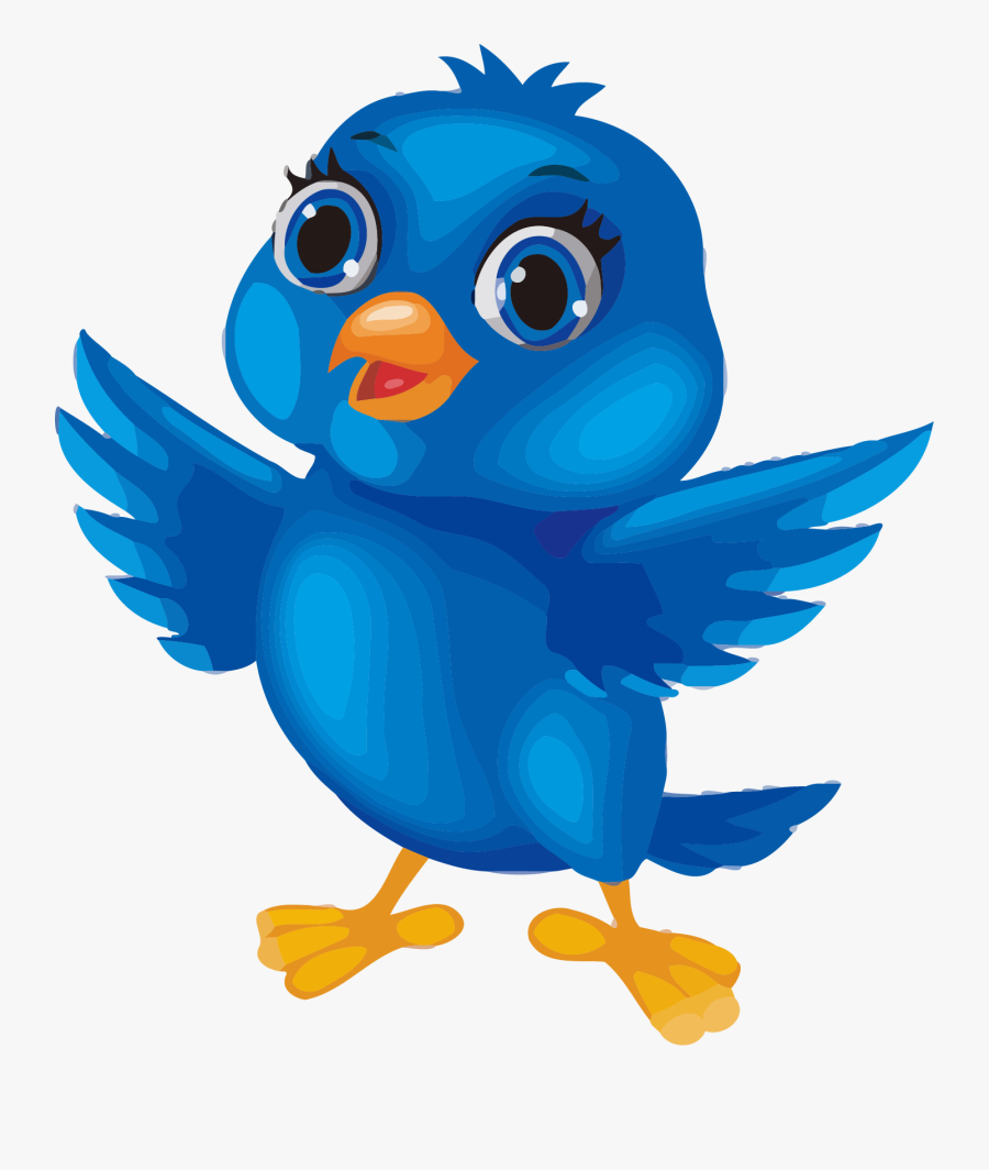 Bird Blue Image Cartoon Clipart Clipartly Com Baby - Bird Clipart, Transparent Clipart