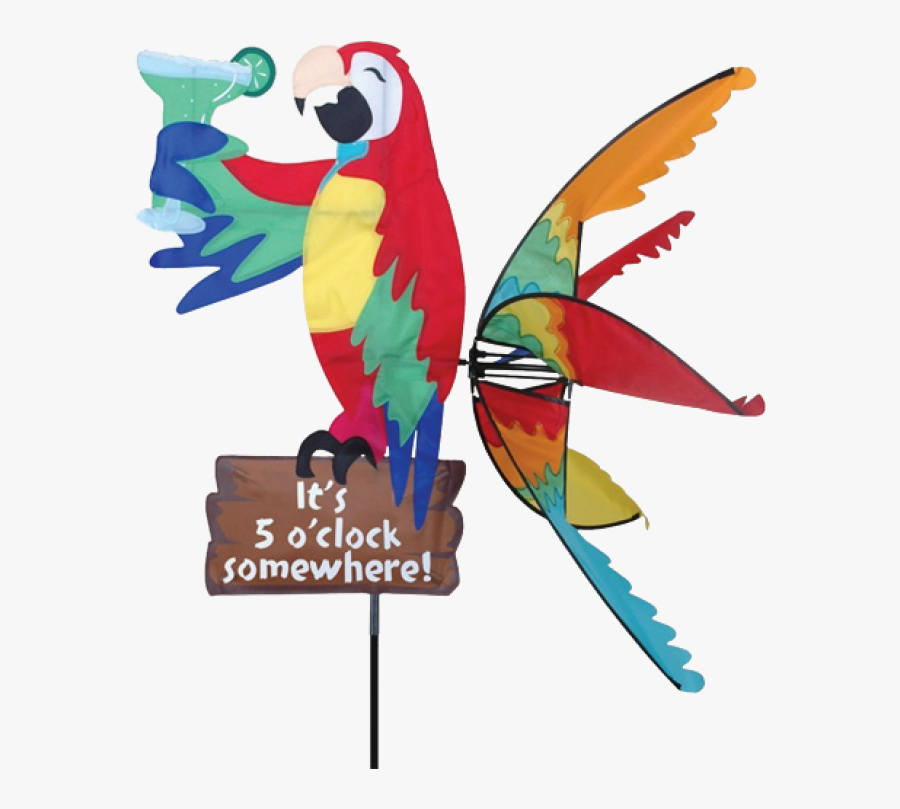 Image Of "it"s 5 O"clock Somewhere - Bird Wind Spinners, Transparent Clipart