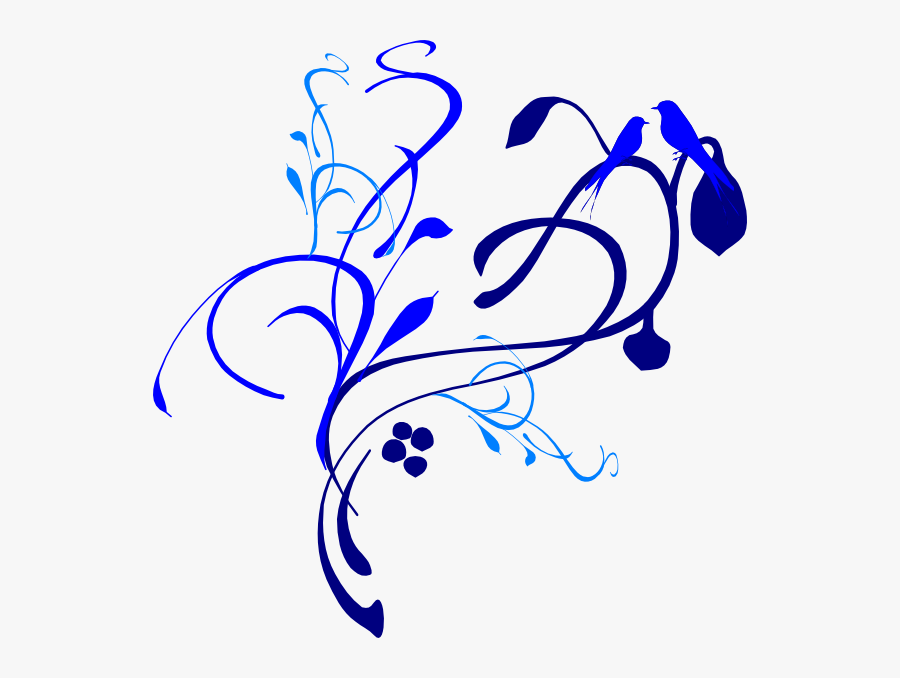 Birds On A Branch Svg Clip Arts - Flower Wedding Clipart Black And White, Transparent Clipart