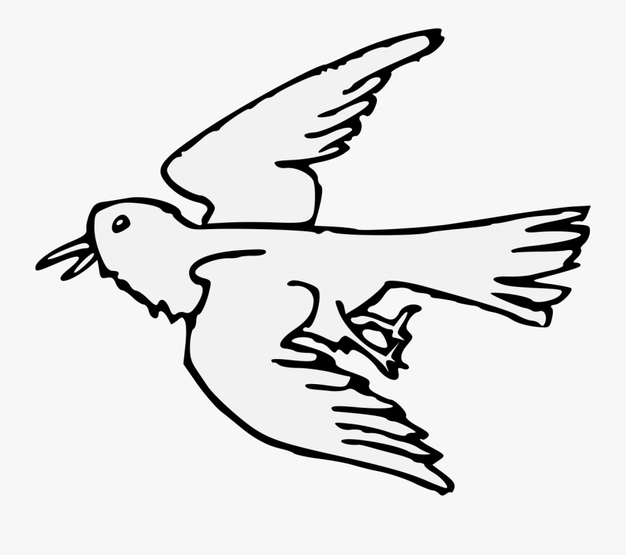 Raven Clipart Traceable - Buzzard, Transparent Clipart