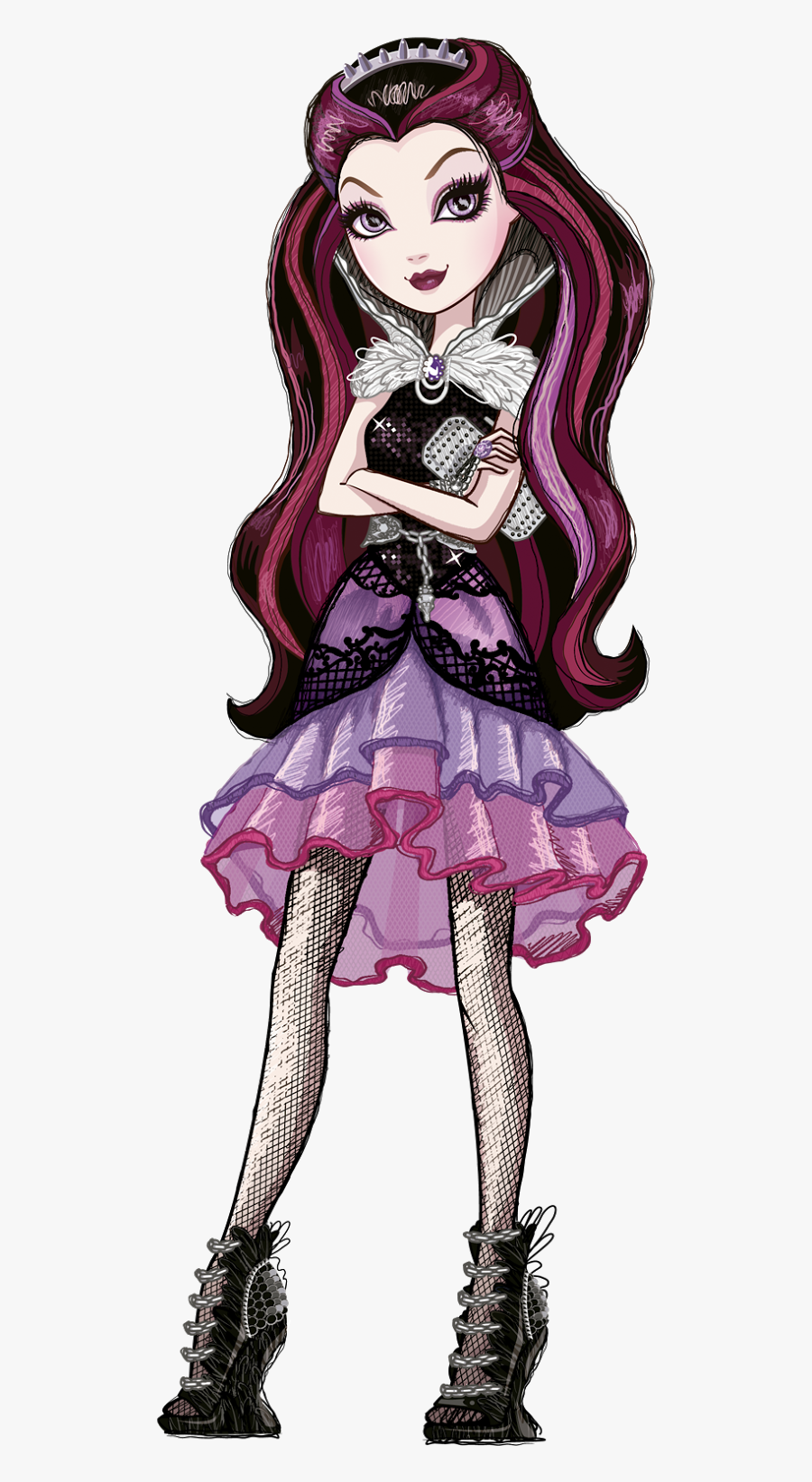 Raven-queen - Raven Queen Ever After High Characters, Transparent Clipart