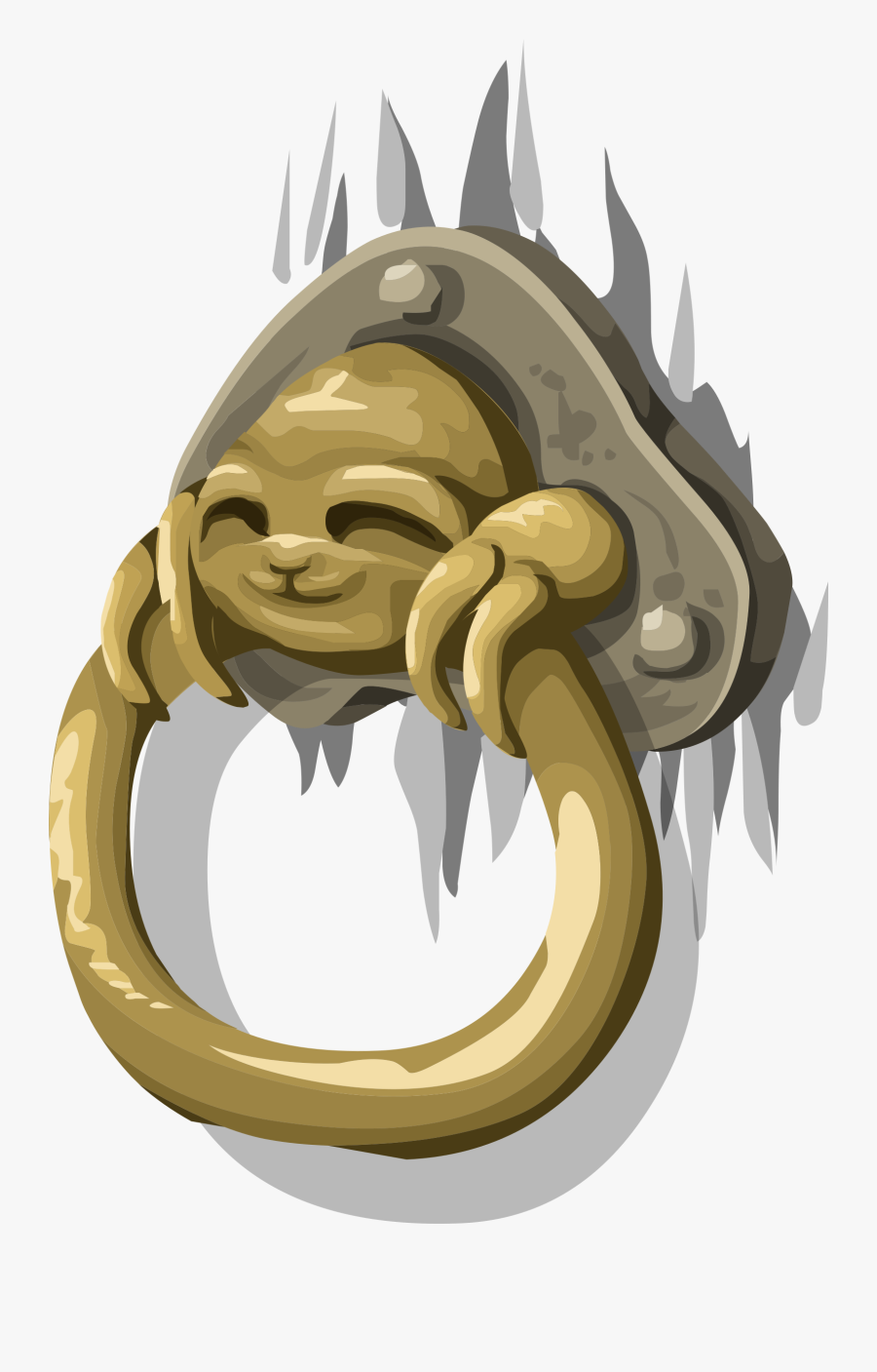 Misc Sloth Knocker Clip Arts - Sloth Door Knocker, Transparent Clipart