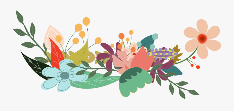 Raven With Key Minus Raven And Key Flowers Clip Arts - Transparent Flower Illustration Png, Transparent Clipart