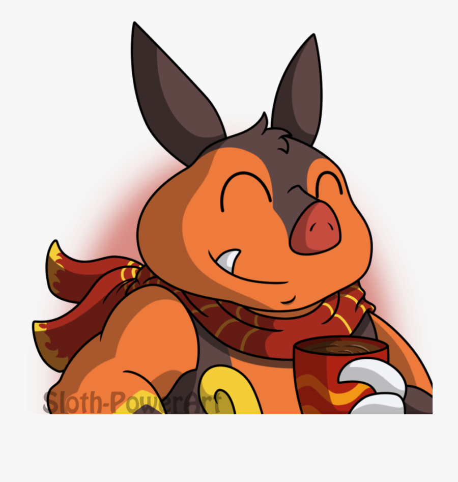 Pignite Christmas Avatar By Sloth-power - Cartoon, Transparent Clipart