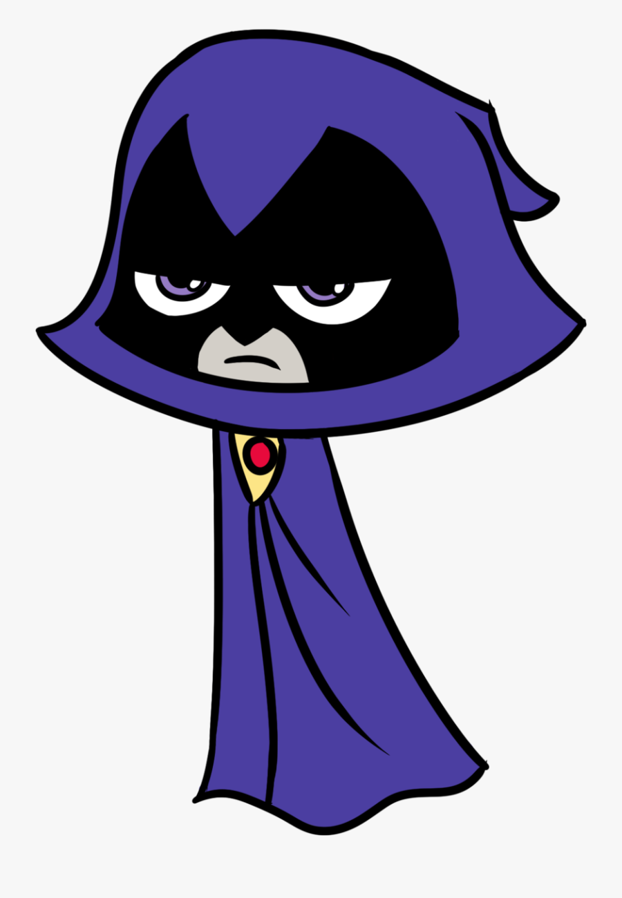 Raven Teen Titans Go No Hood - Teen Titans Go Raven Png, Transparent Clipart